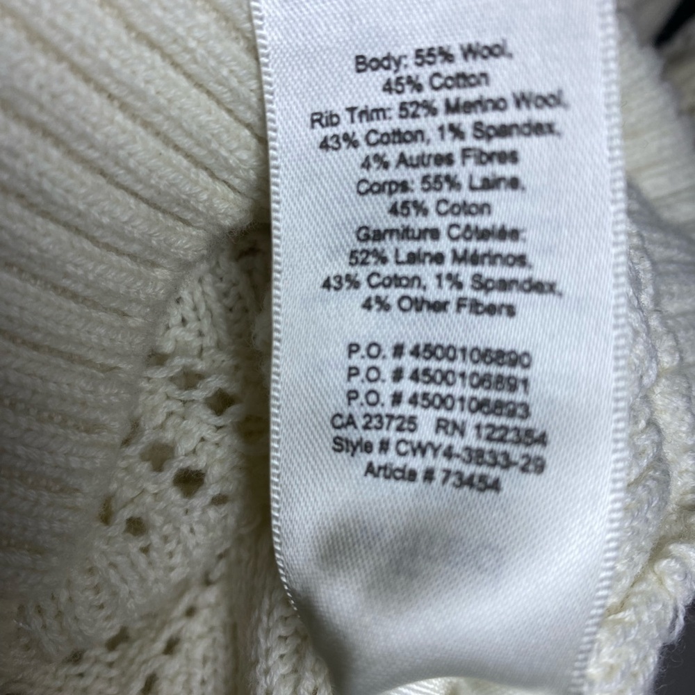 Wilfred Ivory Open-Knit Cardigan - Picture 3 of 6